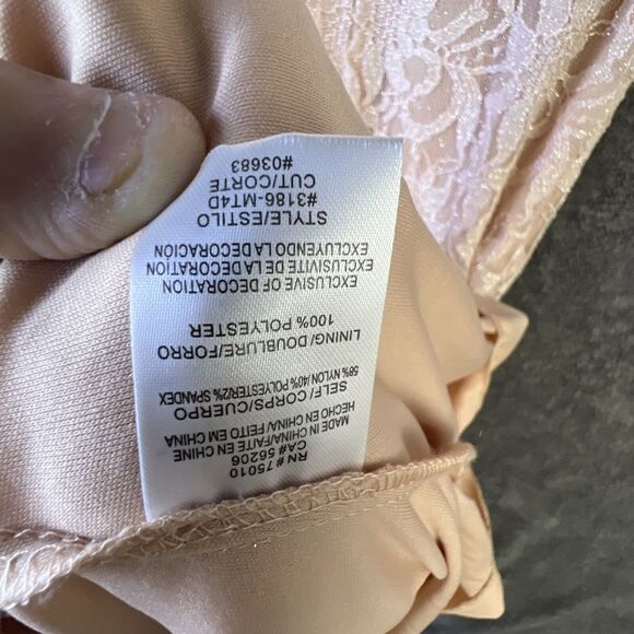 City Triangles Women’s Dress Peach Size 1 Formal Maxi Party Prom Wedding - Picture 15 of 16